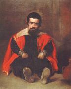 Diego Velazquez Portrait d'un nain assis a Terre aupres d'une cruche (don Sebastian de Morra) (df02) oil painting